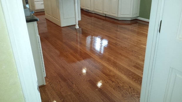 English Chestnut Hardwood Flooring Refinishing