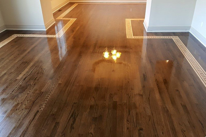 Hardwood Flooring Border Work